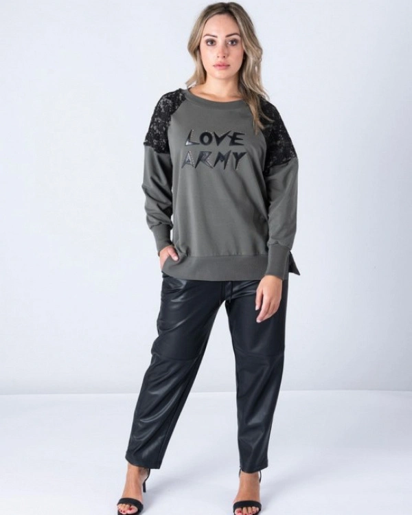 SUDADERA LOVE ARMY